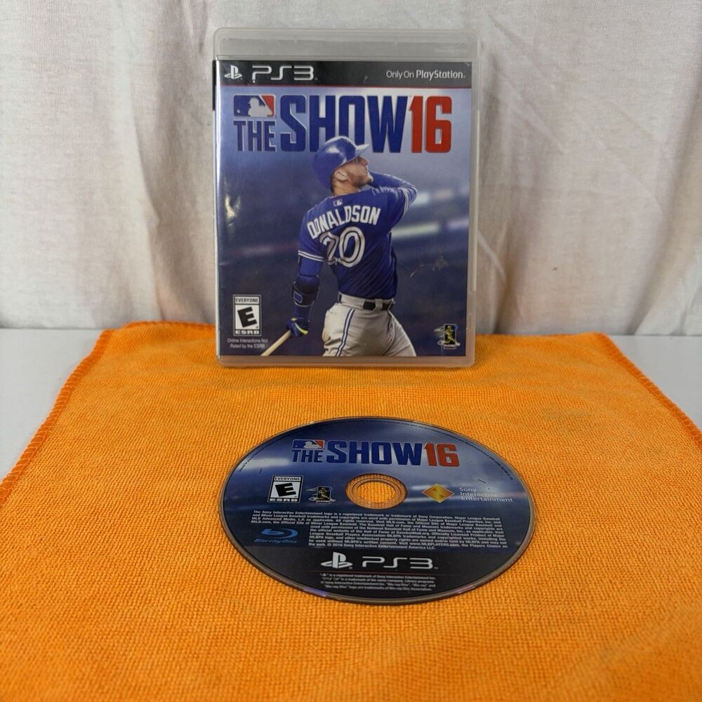 MLB: The Show 16 (Sony PlayStation 3, 2016) PS3 Baseball ONLY ON PS Sports